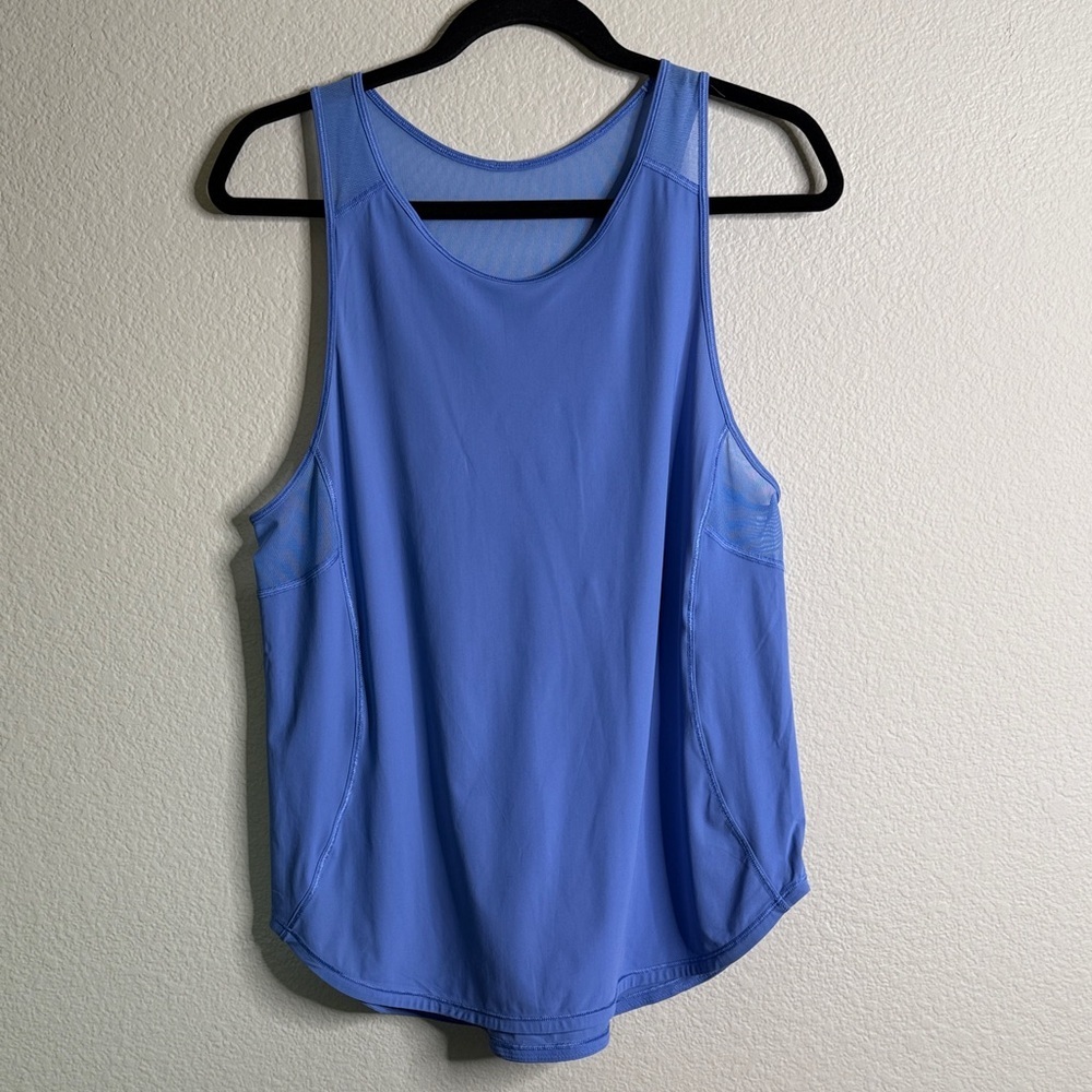 Lululemon Sculpt tank women’s hydrangea blue EUC